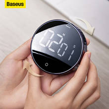 Baseus Magnetic Digital Timers Manual Countdown Kitchen Timer Countdown Alarm Clock Mechanical Cooking Timer Alarm Counter Clock 2024 - купить недорого
