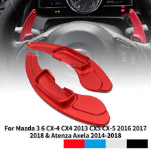 Carro volante shift paddle extensão shifter para mazda 3 6 CX-4 cx4 2013 cx5 CX-5 2016 2017 2018 & atenza axela 2014-2018 2024 - compre barato