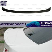 Spoiler on trunk lid case for Honda Accord 8 2008-2012 Exterior parts Car products accessories lip spoiler saber styling plastic 2024 - buy cheap
