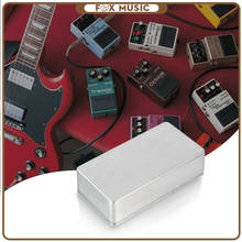 Invólucro para pedal de efeitos de guitarra, portátil, caixa de alumínio diecast, tamanho 112*60*26.5mm 2024 - compre barato