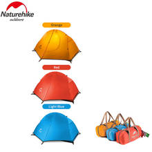 Naturehike-mochila ultraligera impermeable para ciclismo al aire libre, carpa de acampada con rejilla de silicona, nailon, 20D/210T, para 1 persona 2024 - compra barato