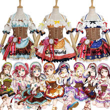 Love Live Sunshine Aqours Chocolate Valentine's Day 9 Characters Chika Riko Ruby Dia Outfits Anime Customize Cosplay Costumes 2024 - buy cheap