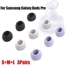6PCS Silicone Ear Tips for Samsung Galaxy Buds Pro Eartips True Wireless Earbuds Tips Earplugs Earphone Case Ear Cap Accessories