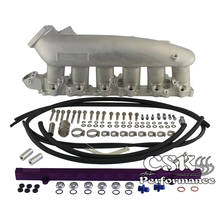 Aluminium Intake Manifold+Fuel Rail Fit For Nissan Skyline R33 R32 R34 RB25DET ECR33 2024 - buy cheap