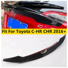 Yimaautotrims portón trasero Spoiler protección Panel recorte cubierta ABS ajuste para Toyota C-HR CHR 2016 - 2021 cromo estilo 2024 - compra barato