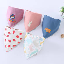 Baby Newborn Bibs Saliva Bandana Feeding Bibs Double Layer Cotton Kids Clothes Print Comfortable Soft 2024 - buy cheap