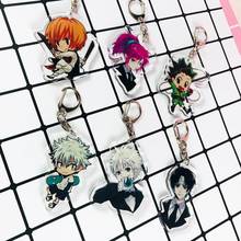 1pc new Anime HUNTER Acrylic Figure keychain Keyring accessory bag pendant Collection Model Toys Cosplay gift for kids boy 2024 - buy cheap