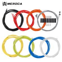MEROCA Road Bicycle Shifting/Brake Cable Tube Set MTB Bike Galvanized Wire Core Iamok Derailleur Parts 2024 - buy cheap