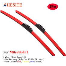 HESITE Colorful Windshield Wiper Blade For MITSUBISHI I 0.7 MiEV Hatchback Models 2006 2007 2008 2013 2014 2015 2016 2017 2019 2024 - buy cheap