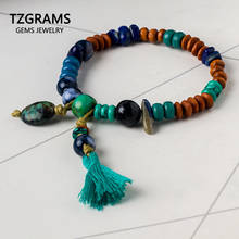 National Style Bohemian Tassled Handmade Beaded Bracelet For Women European and American Fashion Vintage Bracelet 2024 - buy cheap