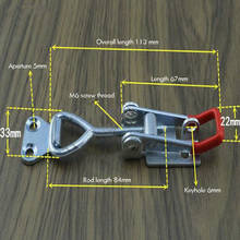 Holding 180KG Hasp Fastener with keyhole,Toggle Latch,Lock,Hasp Catch - Trailer Industrial 2024 - buy cheap