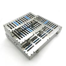 1box Dental Lab Autoclave Sterilization Cassette Rack Box Tray Case Box For 5/10/20 Instrument 2024 - buy cheap