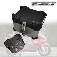 45л 55Л 65л мотоциклетный Топ багажник для Honda PCX 125 150 PCX150 PCX125 задний багаж мото чехол из алюминиевого сплава 2024 - купить недорого