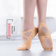 Zapatos de baile modernos para mujer, zapatillas de Ballet, canciones de bailarina, zapatos suaves de lona para adultos, zapatos gimnásticos con garra de gato 2024 - compra barato