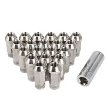 Car Modification 20PCS Stainless Steel Lug Nuts M12x1.25 M12x1.5 M14x1.5 M14x2 Wheel Nuts Bolts For  Mitsubishi Acura Mazda 2024 - buy cheap