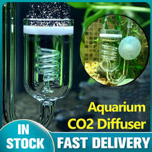 1 Pc Aquarium CO2 Diffuser Glass Tank Bubble Atomizer Reactor Solenoid Regulator Moss CO2 Atomizer for 60~300L Plants 2024 - купить недорого