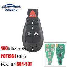 QWMEND 4+1Buttons Smart Remote Key Keyless Fob 433Mhz For Dodge Ram 2013 2014 2015 2016 2017 GQ4-53T Original car remote key 2024 - buy cheap