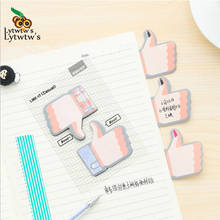 1 Pcs Kawaii cute Lytwtw's adhesive Thumb Up Sticky Notes Creative Notepad Memo Pad Office School Stationery sticker supply 2024 - buy cheap
