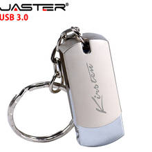 JASTER Laser Customized Metal Flip Cover USB 3.0 Memory Stick USB Flash Drive 64GB 16GB 32GB 4GB Flash Drive 10 Customized Logos 2024 - buy cheap