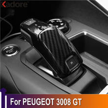 For Peugeot 3008 GT 2017 2018 2019 2020 Car Gear Head Shift Cover Trim Stickers Gear Box Frame Auto Interior Accessories 2024 - buy cheap