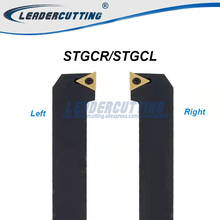 STGCR-portaherramientas de AR CNC 2525 M16, herramientas de exterior de 25x25x150mm, herramienta de corte de acero, soporte de herramientas para inserto TCGT16T3 2024 - compra barato