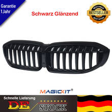 MagicKit-rejilla de riñón deportiva para BMW, accesorio negro con acabado brillante, líneas de sombra, modelos G20, G21, años 2019 a 2021 2024 - compra barato