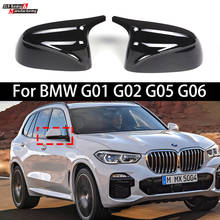 2 pieces Rearview Mirror Cover Caps Replacement Shell For BMW X3 G01 X4 G02 X5 G05 X6 G06 X7 G07 M Look Black Car Accessories 2024 - buy cheap