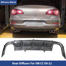 Car Rear Bumper Exhaust Diffuser Lip Spoiler Body Kit for Vi Cc Rline Style 2009-2012 Car-styling 2024 - buy cheap
