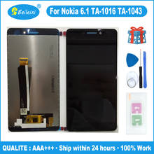 Para nokia 6.1 ta-1016 ta-1043 ta-1045 ta-1054 ta-1050 ta-1068 ta-1089 lcd screen display toque digitador assembléia 2024 - compre barato