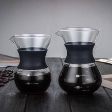 Cafeteira manual de vidro a alta temperatura máquina de café expresso máquina de café com aço inoxidável 200/400ml 2024 - compre barato