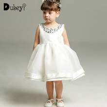 Korea Baptism Dress for Baby Girl Christening First Birthday Princess Dress Lolita Dress with Rhinestone Baby Girl Dresses 2024 - buy cheap