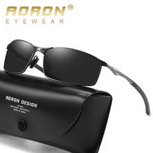 Aoron Polarized Sunglasses Mens/Women Driving Mirror Sun Glasses Metal Frame Goggles UV400 Anti-Glare Sunglasses Wholesale 2024 - buy cheap