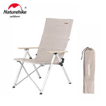 Naturehike cadeira dobrável portátil de liga de alumínio, ajustável, acampamento, pesca e praia 2024 - compre barato