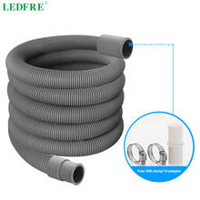 LDEFRE-Kit de extensión de manguera de drenaje para lavadora, tambor completamente automático de 2,5 pies a 50 pies, con salida OD20 o 25, LF25002 2024 - compra barato