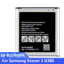 Samsung original EB-BG388BBE bateria para samsung galaxy xcover 3 g388 com nfc substituição genuína telefone bateria 2200mah 2024 - compre barato