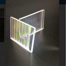 Prisma rectangular de vidrio óptico defectuoso, lente de decoración para investigación científica y física, 37x35x2,8mm, 5 uds. 2024 - compra barato