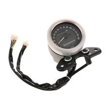 Engrenagem digital display 12v velocímetro odômetro para motocicleta para cg125 2024 - compre barato