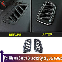 For Nissan Sentra Bluebird Sylphy 2020 2021 2022 Front Air Condition Vent Outlet Cover Trim Sticker Interior Car Accessories 2024 - buy cheap