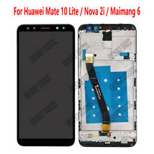 Para huawei mate 10 lite RNE-L01 conjunto de digitalizador de tela de toque lcd de RNE-L22 ferramentas gratuitas 2024 - compre barato