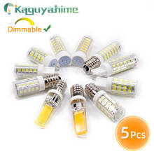 Kaguyahime 5PCS/LOT LED G9 G4 E14 Lamp bulb Dimmable bulb 3w 5w 9w AC 220V DC 12V SMD2835 COB G4 LED G9 Lamp Replace Halogen 2024 - buy cheap