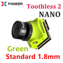 Foxeer Беззубик 2 Mini/Micro/Nano CMOS 1/2 1200TVL PAL/NTSC 4:3 16:9 FPV OSD камера естественное изображение для RC FPV гоночного дрона 2024 - купить недорого