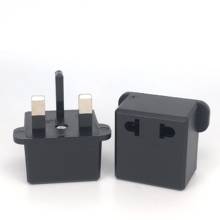 New European Euro EU 2 Pin To UK 3Pin Plug Adapter Power Socket Travel Charger Adapter Converter Wall Charger Convert Drop Ship 2024 - buy cheap