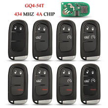 jingyuqin Remote Smart Keyless Go Car Key For Jeep Cherokee Durango Chrysler Hitag-AES 433MHZ 4A PCF7938X Chip GQ4-54T 2024 - buy cheap