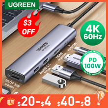 UGREEN USB C HUB Type C to Multi USB 3.0 HUB HDMI Adapter Dock for MacBook Pro Huawei Mate 30 USB-C 3.1 Splitter Port Type C HUB 2024 - купить недорого