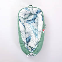 Bebê ninho cama berço portátil viagem berço infantil criança berço de algodão para recém-nascido berço cama do bebê pára-choques 2024 - compre barato