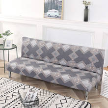 folding sofa bed cover sofa covers spandex stretch elastic material double seat cover slipcovers for living room geometric print 2024 - buy cheap