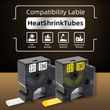 1 Pcs 18053 18054 18055 18056 18051 18057 Compatible for DYMO IND Industrial HeatShrink Tube Label Maker PRO1000 Rhino 3000 4200 2024 - buy cheap