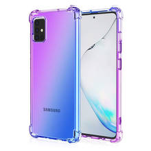 Galaxy A71 5G Case,Transparent Reinforced Corners TPU Shockproof Phone Cover for Samsung Galaxy A10 A40 A70E A70 A71 A90 A10E 2024 - купить недорого