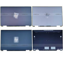 Capa para laptop hp espectro x360 13-aw, capa traseira, azul, marrom e prateado 2024 - compre barato