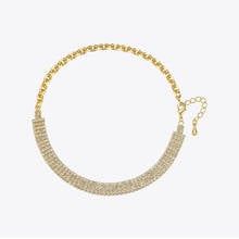 ENFASHION Shiny Crystal Choker Necklace Women Gold Color Statement Necklaces Fashion Jewelry Wholesale Collier Femme P203065 2024 - buy cheap